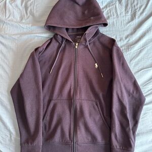 Polo Ralph Lauren Men’s Full Zip Hoodie Blue Purple Size Small